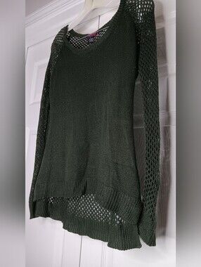 Sheer Sweater Say What? M